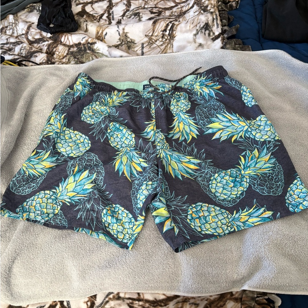 Tropical Pineapple Print Women's Shorts